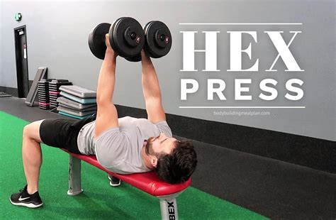 Decline Hex Press:Great for hitting the medial (towards center) part of the chest. ️ Make sure to squeeze at the peak ️ Control movement on the push and re...